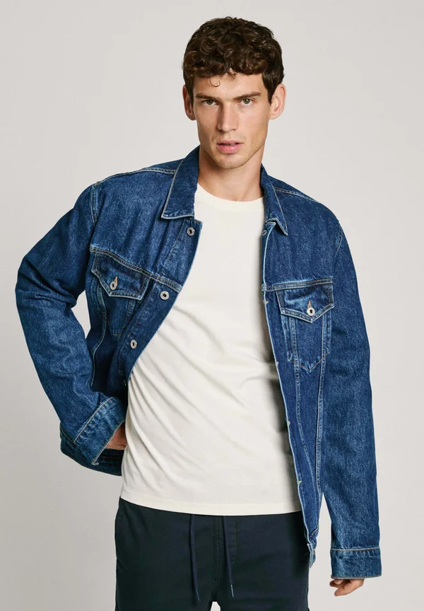 REGULAR - Jeansjacke - medium rigid stone wash