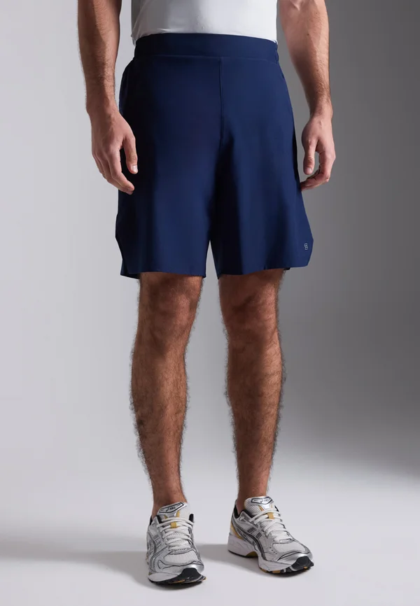 REGULAR LENGTH SPORT SHORTS WITH POCKETS - Kurze Sporthose - dark blue