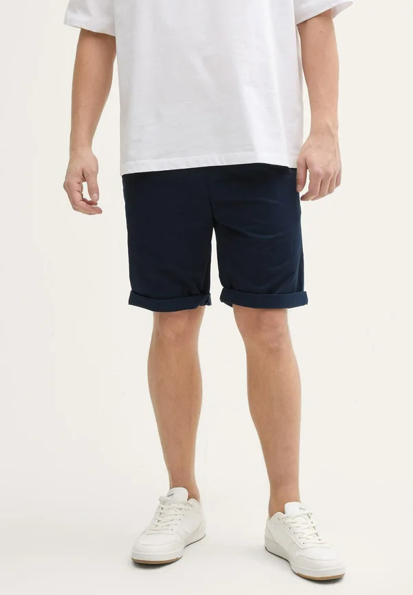 REGULAR MIT GUMMIBUND - Jeans Shorts - sky captain blue