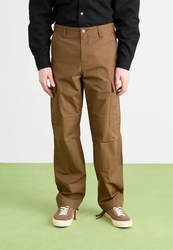 REGULAR PANT - Cargohose - chocolate rinsed