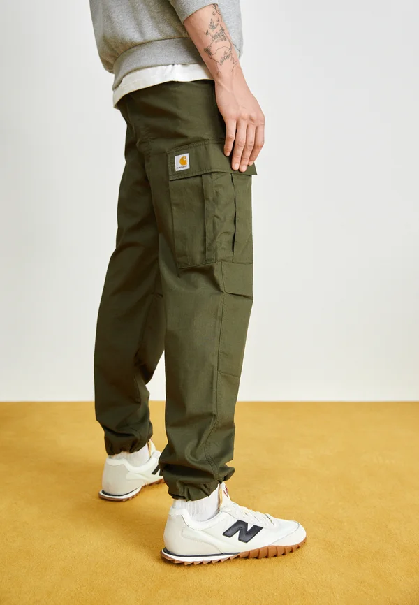 REGULAR PANT - Cargohose - cypress rinsed