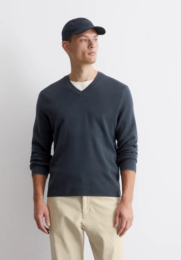 REGULAR  - Strickpullover - dark navy