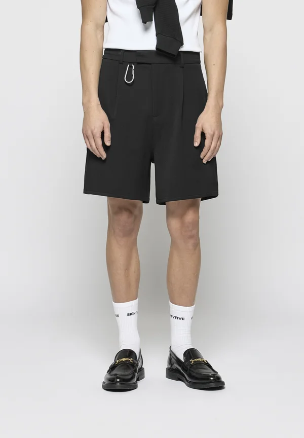 REGULAR TAILORED UNISEX - Shorts - black