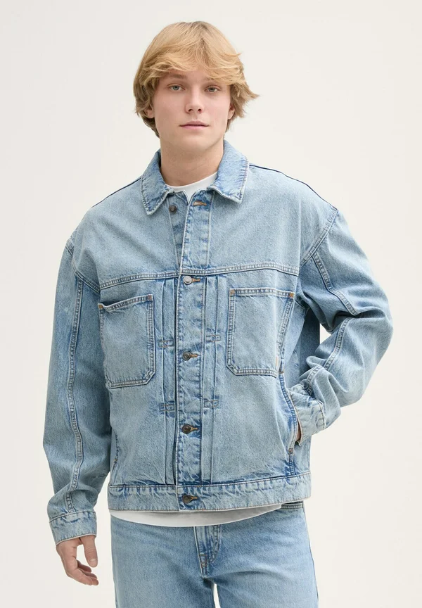 RELAXED FIT MIT BRUSTTASCHEN - Jeansjacke - used light stone blue denim