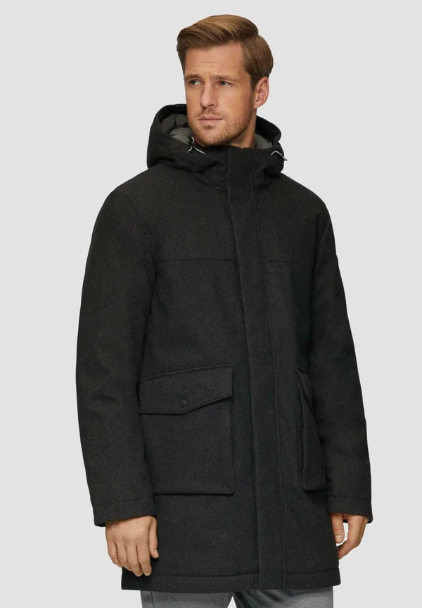 RELAXED FIT - Parka - dunkelgrau