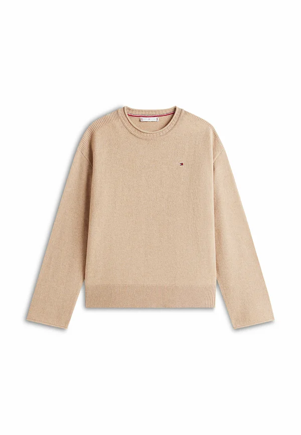 RELAXED FIT - Strickpullover - safari canvas heather