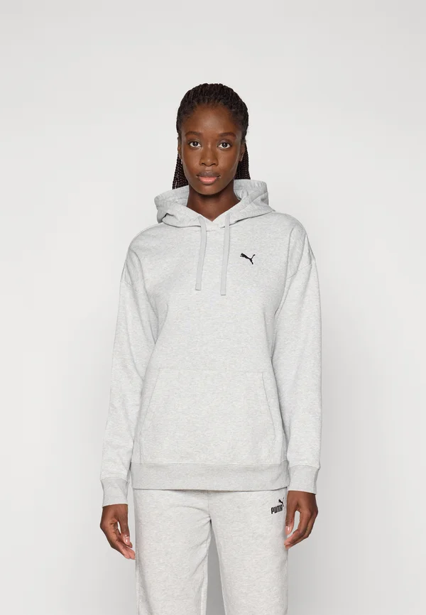 RELAXED HOODIE  - Kapuzenpullover - light gray heather