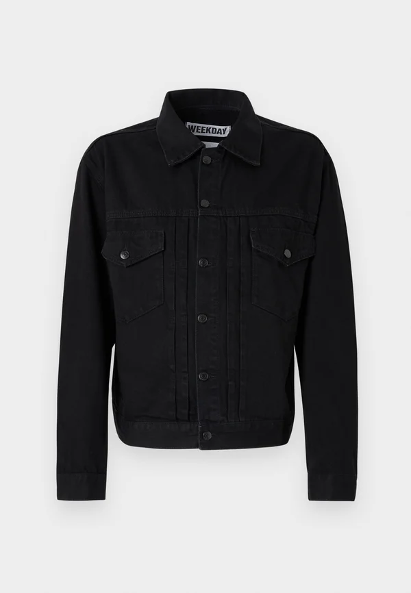 RELAXED JACKET UNISEX - Jeansjacke - black rinse