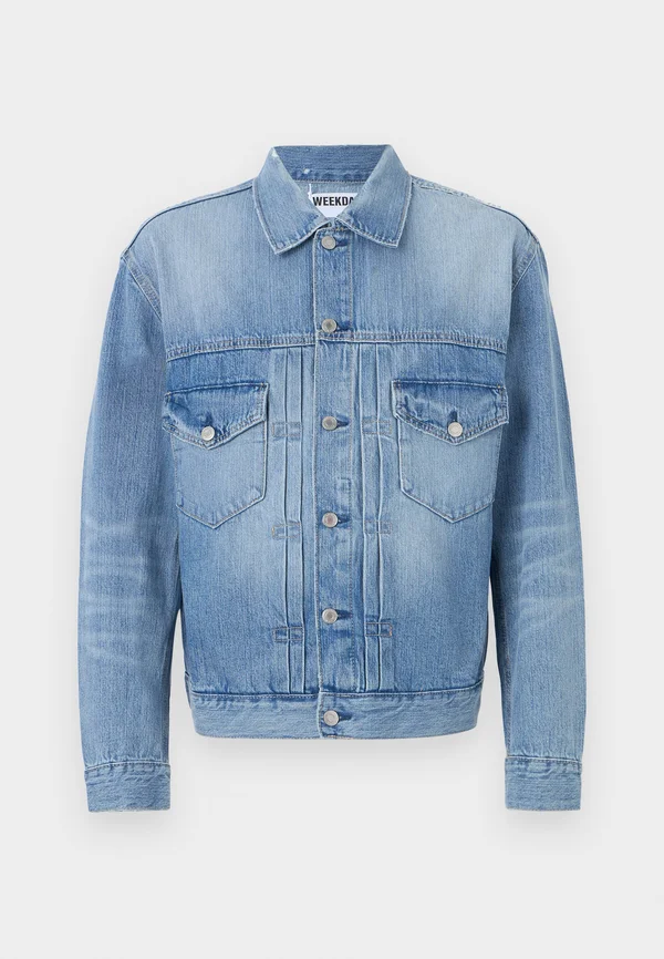 RELAXED JACKET UNISEX - Jeansjacke - blue stream