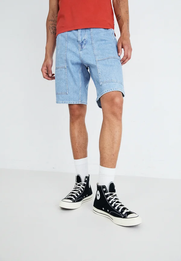 RELAXED UTILITY - Jeans Shorts - blue denim