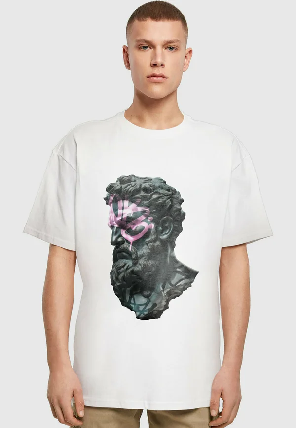 RELICT OF TIME  ULTRA HEAVY   - T-Shirt print - white