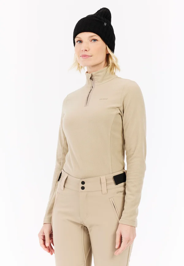 REMUTEZ - Fleecepullover - bamboobeige