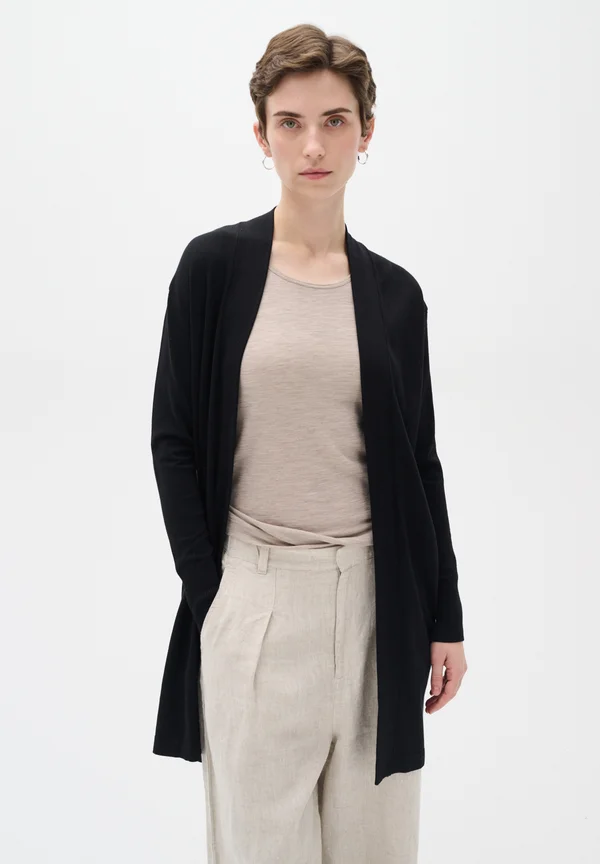 RENEE CARDIGAN - Strickjacke - black