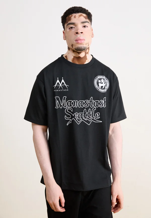 RE:POLY TEE UNIFORM - T-Shirt print - black