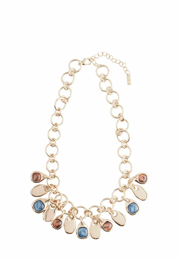 RESIN STONE DROP MADE - Halskette - gold tone