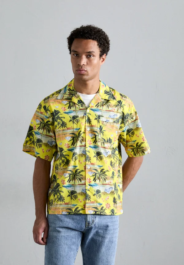 RESORT CAMP COLLAR  - Hemd - yellwo