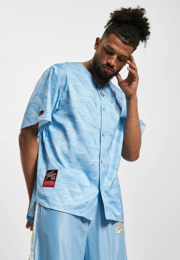 RETRO AOP BASEBALL - Hemd - lightblue