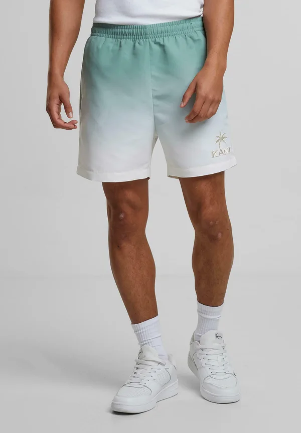 RETRO - Badeshorts - olive offwhite