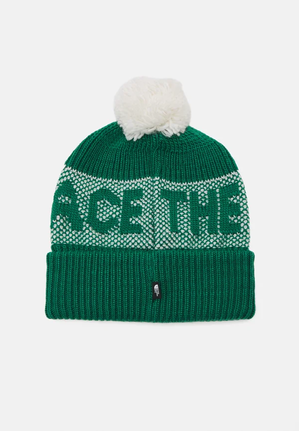 RETRO CABIN BEANIE - Mütze - evergreen/white dune