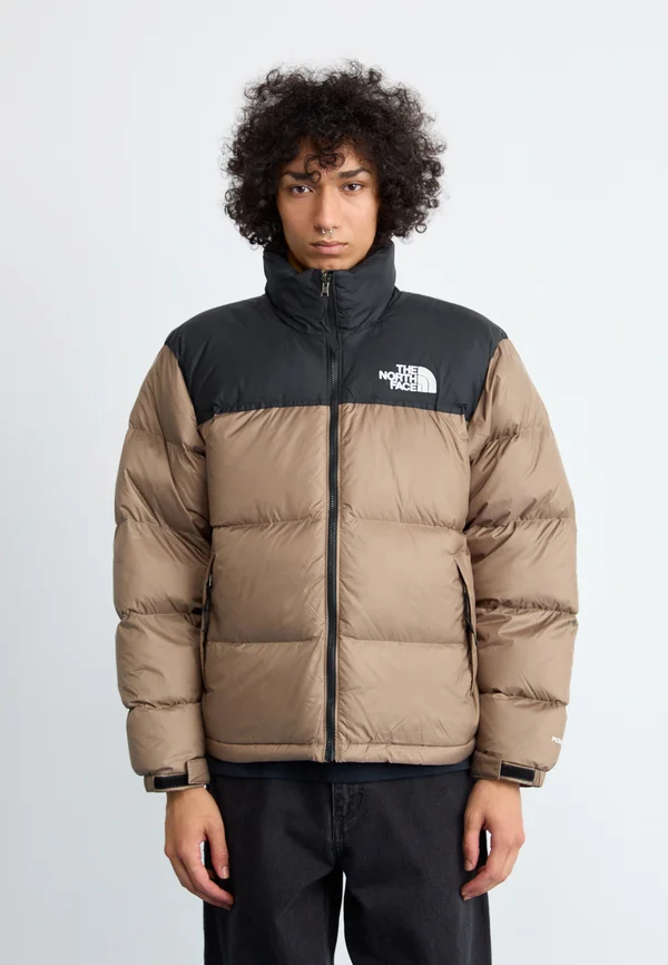 RETRO NUPTSE JACKET - Daunenjacke - mocha brown/black