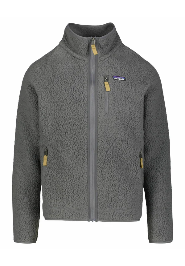 RETRO PILE - Fleecejacke - mittelgrau