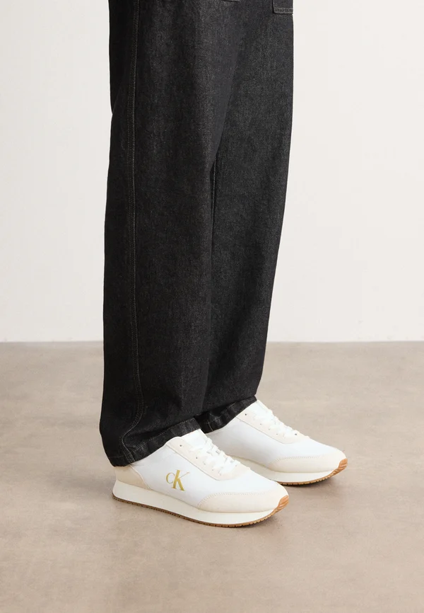 RETRO RUNNER ICONIC - Sneaker low - bright white/creamy white/lead