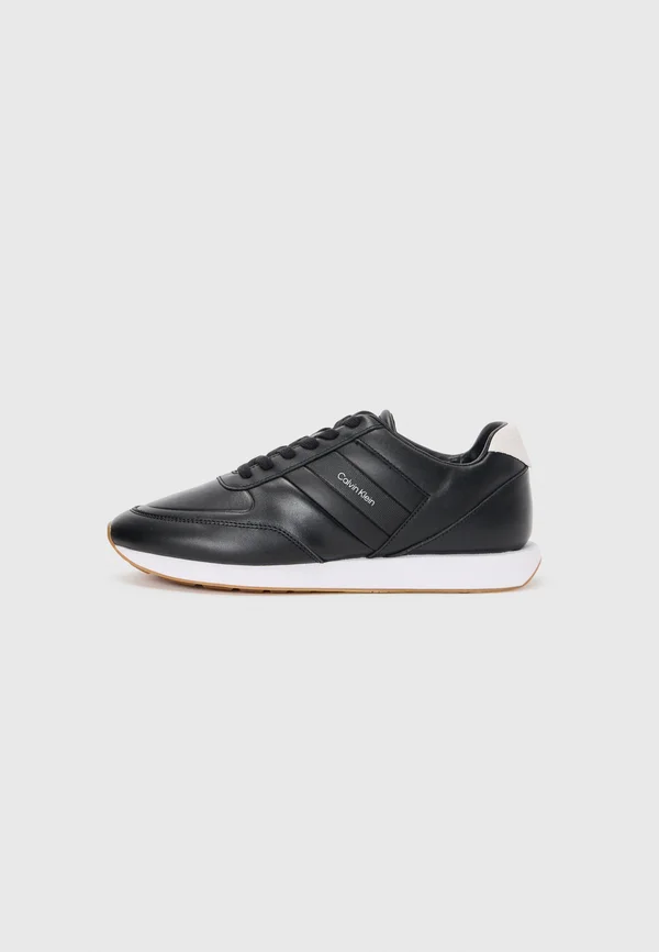 RETRO RUNNER - Sneaker low - black/bright white/gum