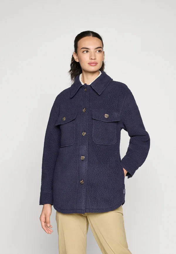 RETRO SHACKET - Fleecejacke - sunken blue