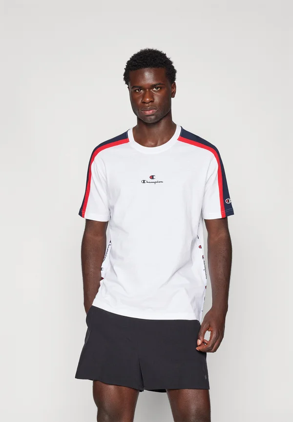 RETRO SPORT CREWNECK SMALL LOGO - T-Shirt print - white