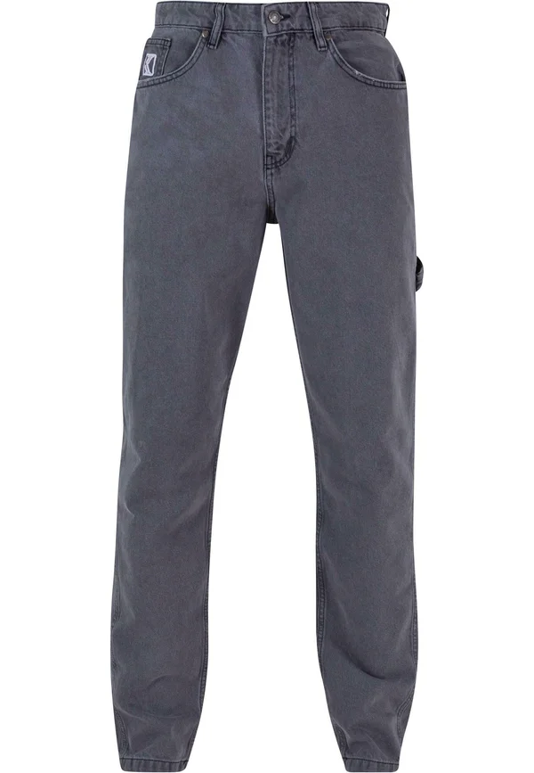RETRO TAPE WOREAR DENIM - Jeans Tapered Fit - light grey