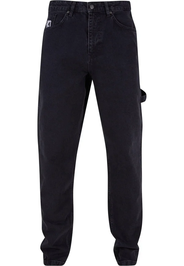 RETRO TAPE WOREAR DENIM - Jeans Tapered Fit - vintage black