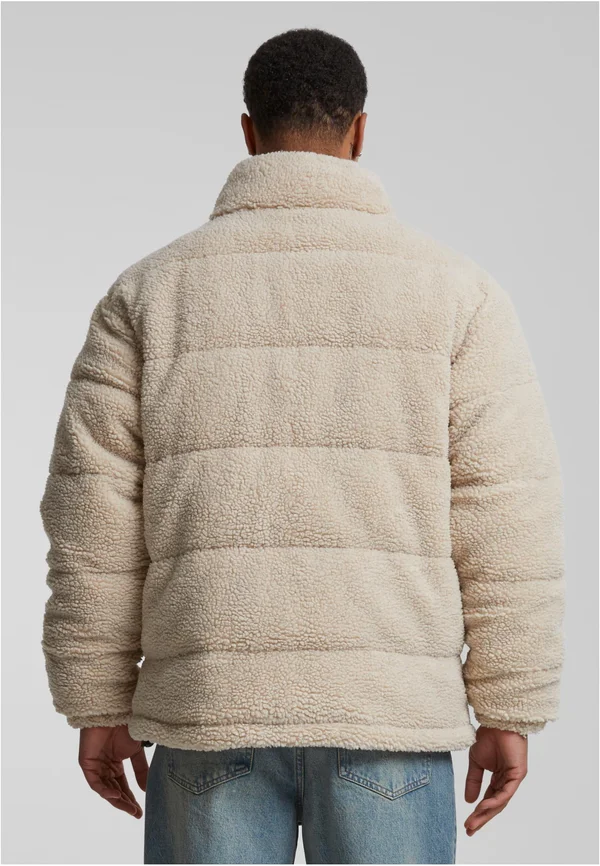 RETRO TEDDY PUFFER JACKET UNISEX - Winterjacke - light sand