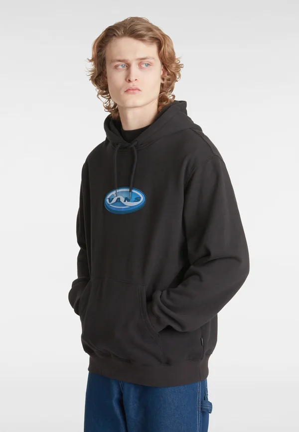 RETROVAL - Kapuzenpullover - black