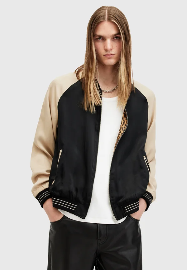 REV TOUR  - Bomberjacke - leopard black