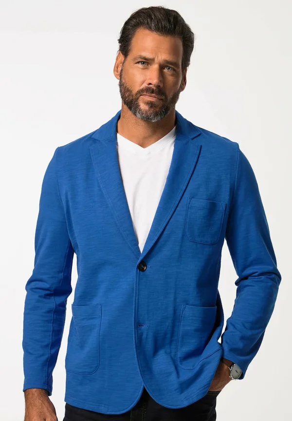 REVERS AUFGESETZTE TASCHEN - Sakko - blue
