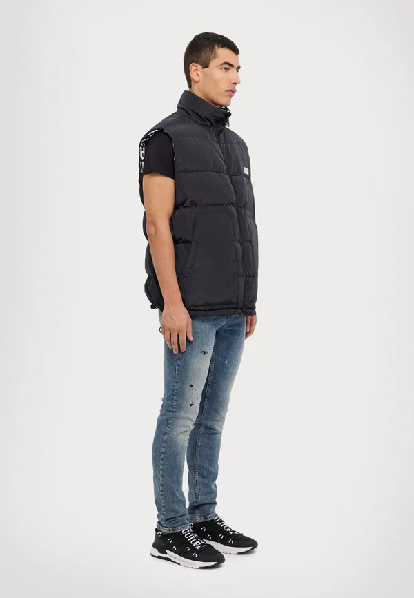 REVERSIBLE MONOGRAM - Weste -  black/white