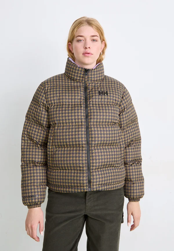 REVERSIBLE PUFFER - Winterjacke - sepia