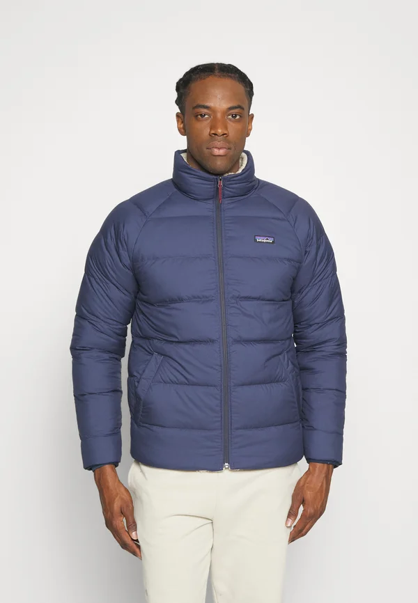 REVERSIBLE SILENT DOWN JACKET - Daunenjacke - new navy