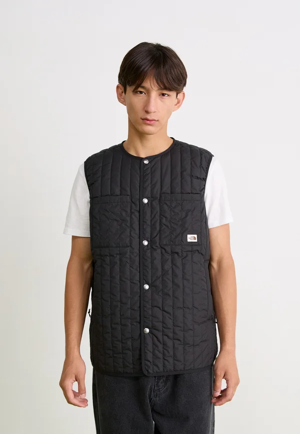 REVERSIBLE VISOKE VEST - Weste - black/smoked pearl