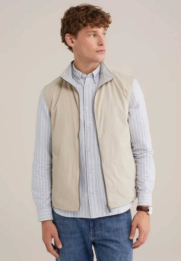REVERSIBLE - Weste - beige