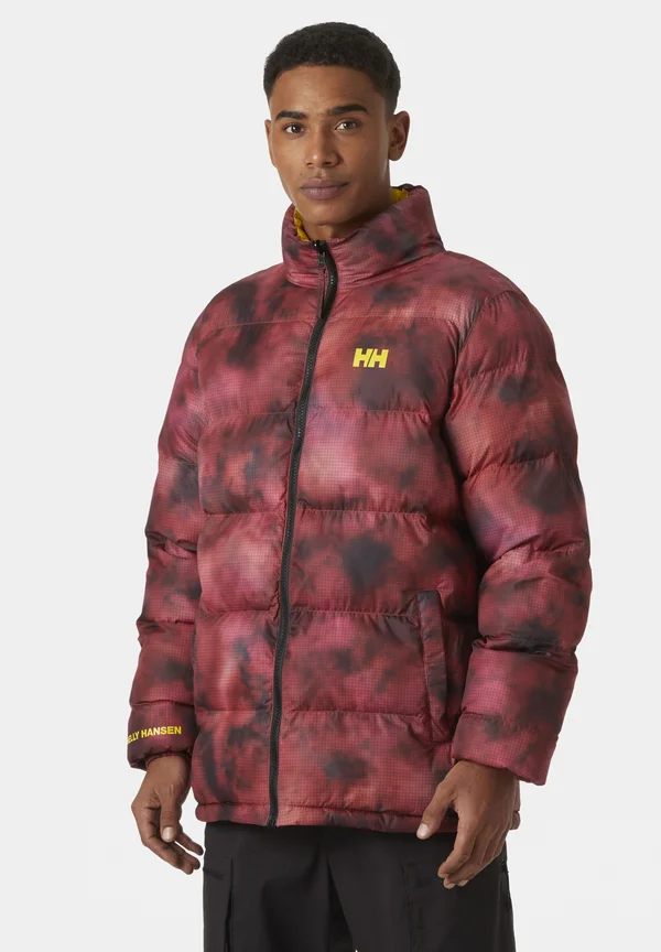 REVERSIBLE - Winterjacke - dark magenta yu spray aop