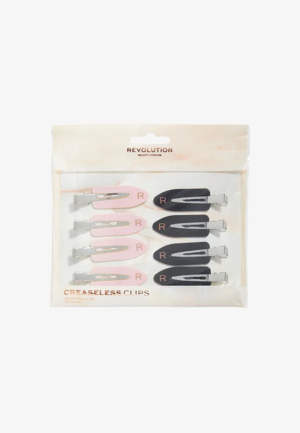 REVOLUTION CREASELESS CLIPS - Haar-Styling-Accessoires - black/crème