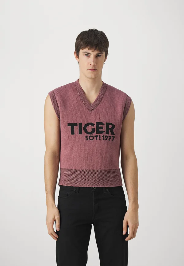 RHEES - Strickpullover - rose brown