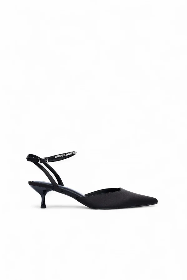 RHINESTONE STRAP - Pumps - black