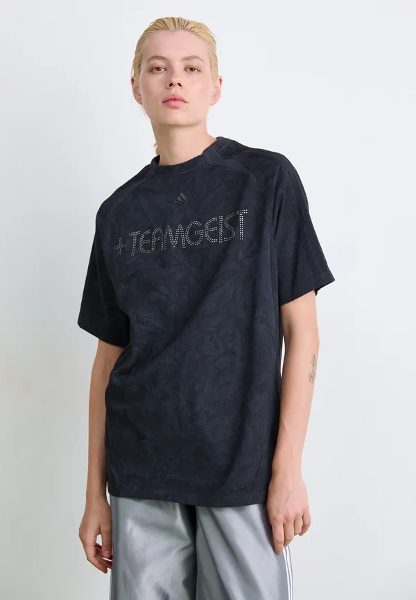 RHINESTONE TEE - T-Shirt print - black