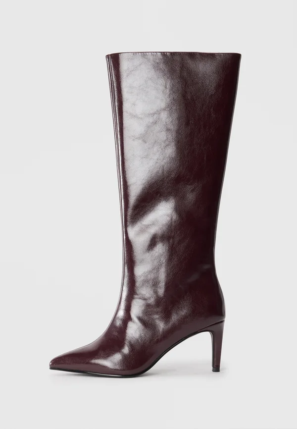 RHODDE - High Heel Stiefel - open brown