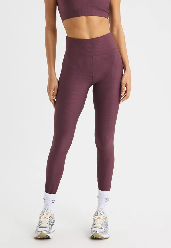 RIBBED R HW - Tights - huckleberry