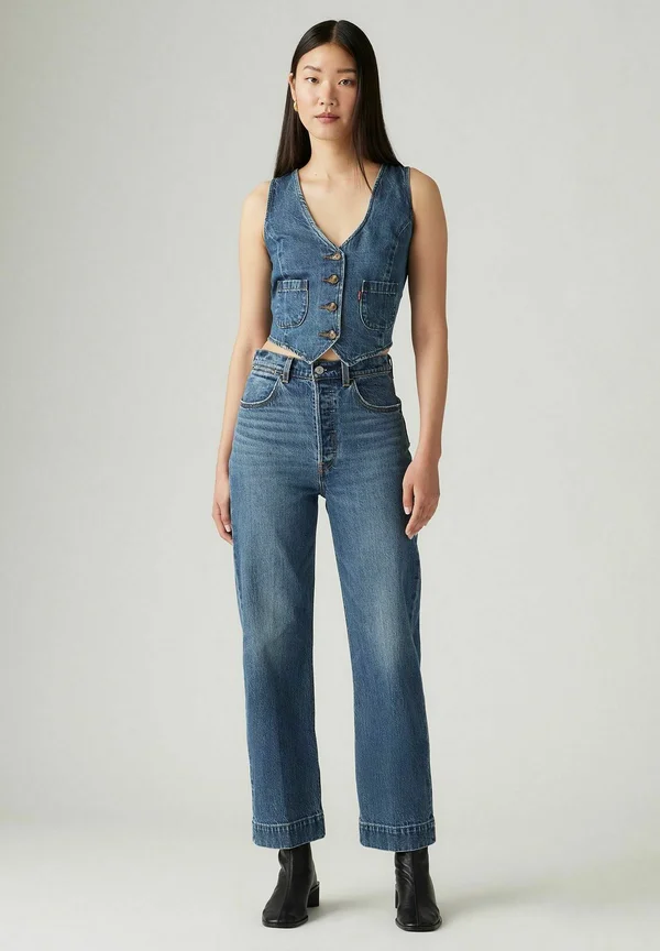 RIBCAGE STRAIGHT ANKLE TAILORED JEANS - Jeans Straight Leg - off topic clean-0001