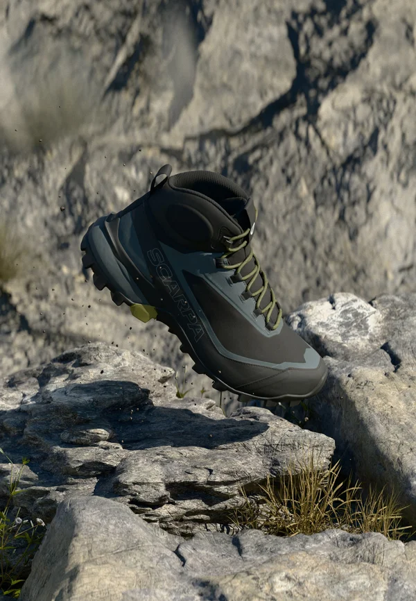 RIBELLE CROSS 2 MID GTX - Hikingschuh - black/olive