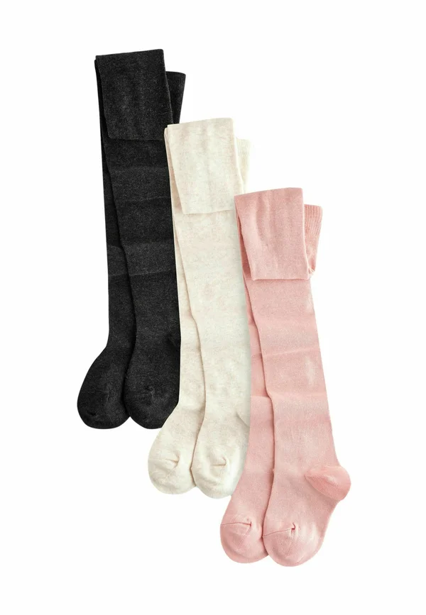 RICH 3 PACK - Strumpfhose - pink cream and dark grey